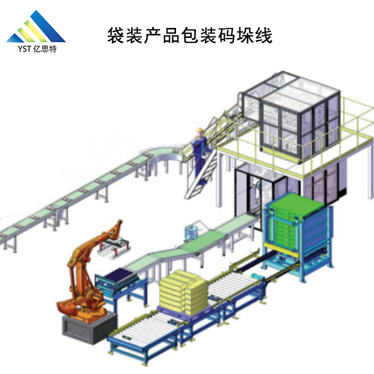 袋装产品包装码垛线
