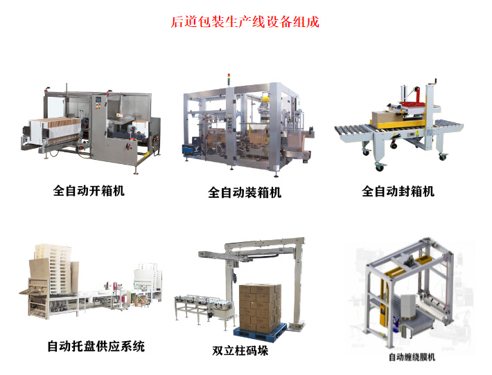 后道包装生产线设备组成